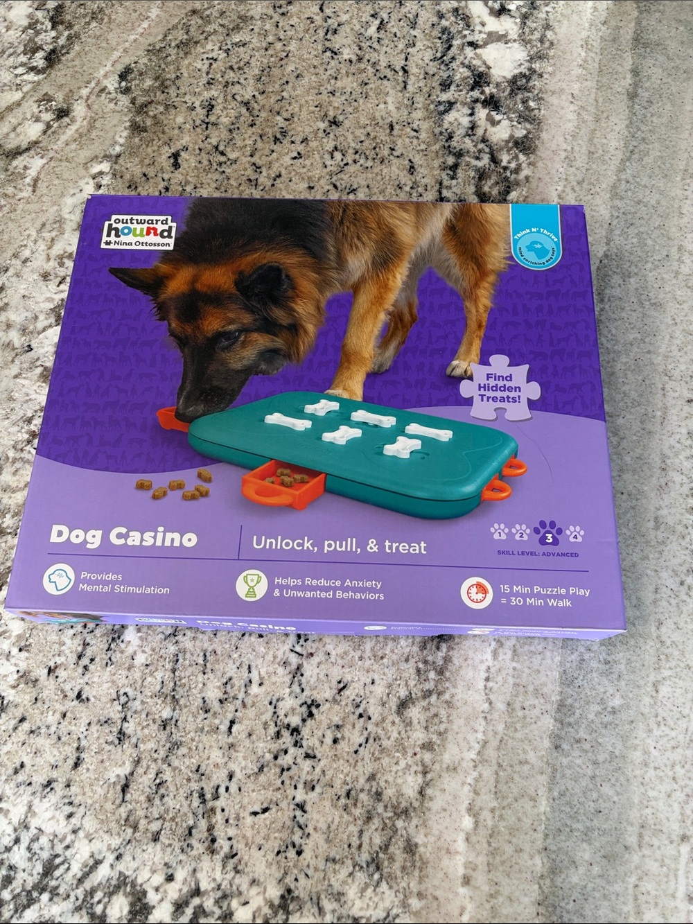 Outward Hound Dog Casino Puzzle Toy